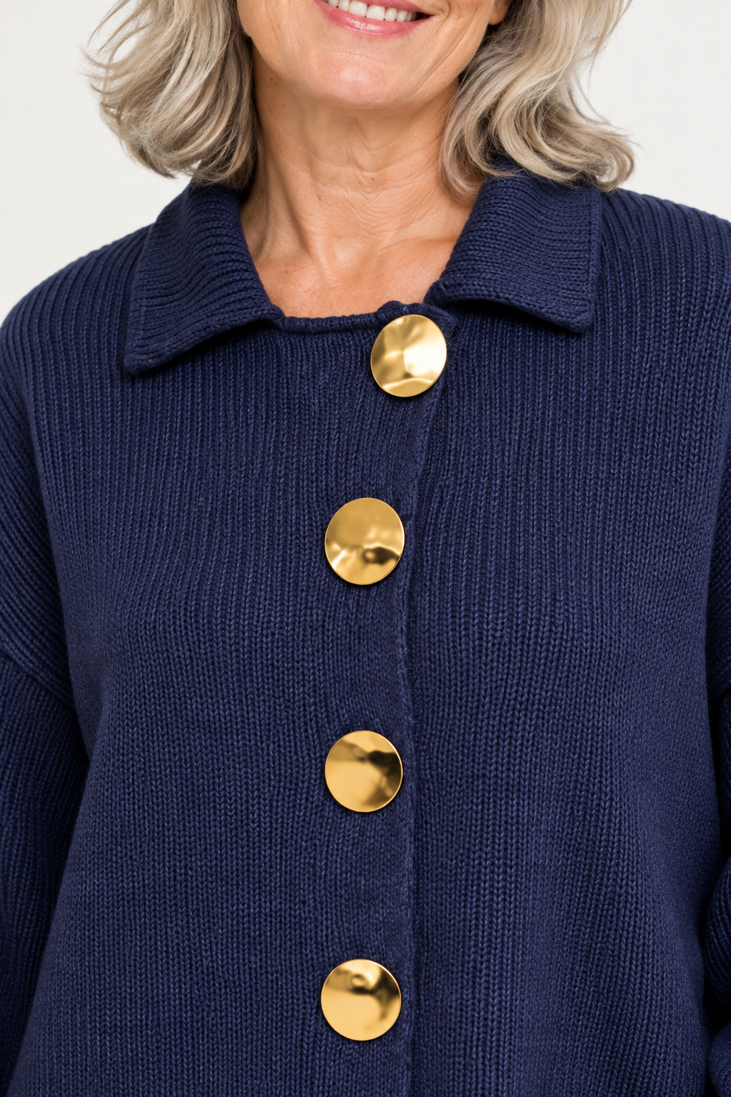 Isadora Oversized Collared Cardigan